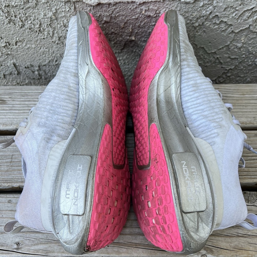 Nike Shoes Men Size 15 ZoomX Invincible Run Flyknit 3 Silver White DX5050-100 - Picture 9 of 11